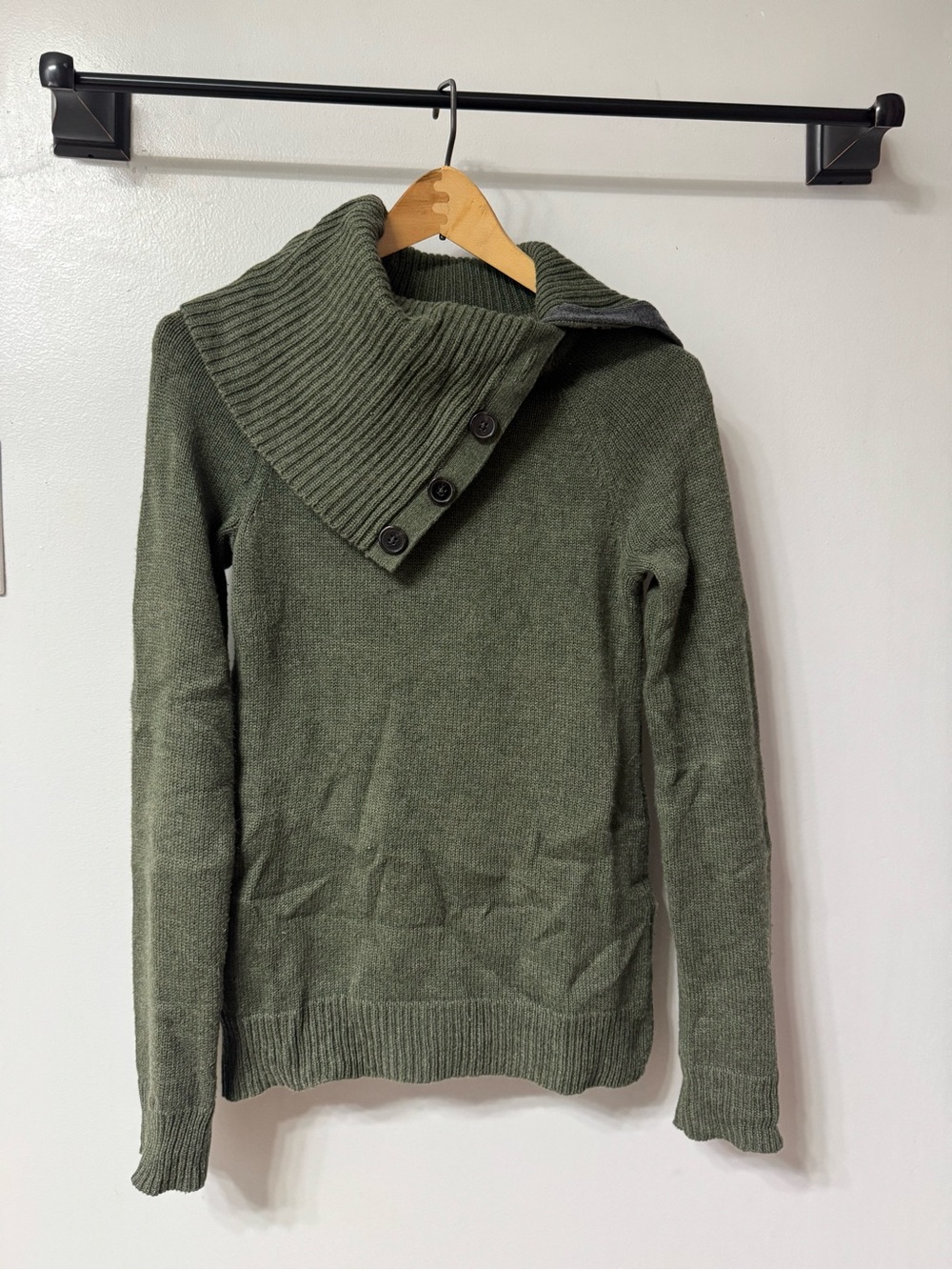 Gap Cowl Neck Button Sweater XS